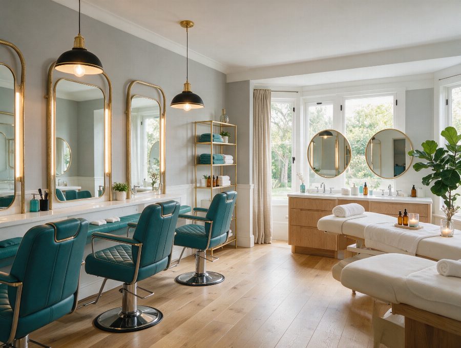 Barberías y spas